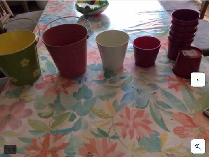 sierpotten lot, Tuin en Terras, Bloempotten, Zo goed als nieuw, Overige materialen, Binnen, Balkon, Tuin, Ophalen of Verzenden