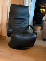 Jori relax zetel zwart, Huis en Inrichting, Ophalen, Zo goed als nieuw, Leer