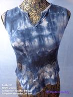 Pimkie - Blouse tie dye bleu Taille M, Vêtements | Femmes, Taille 38/40 (M), Bleu, Sans manches, Porté