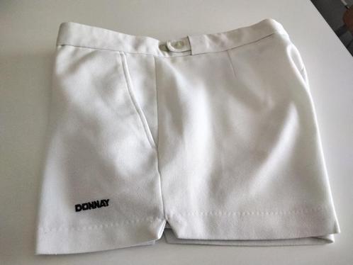 Vintage witte sportshorts voor heren DONNAY/ T. 44, Kleding | Heren, Sportkleding, Gedragen, Algemeen, Maat 48/50 (M), Wit, Ophalen of Verzenden