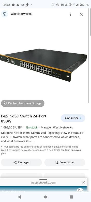 Commutateur SD Peplink 24 ports robuste