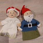 handpop knuffel kabouter en paddestoel, Kinderen en Baby's, Ophalen, Zo goed als nieuw