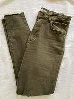 Kaki jeans met gaten, Kleding | Dames, Zara, W30 - W32 (confectie 38/40), Zo goed als nieuw, Overige kleuren