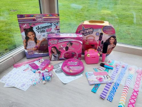 Maak glittertattoos en versier je haar, Kinderen en Baby's, Speelgoed | Educatief en Creatief, Gebruikt, Ophalen of Verzenden