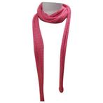 Lange Inwear sjaal met motiefje ( roze ), Comme neuf, Envoi, Inwear, Écharpe