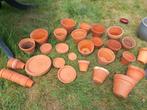 Assortiment terracotta potten en schaaltjes, Tuin en Terras, Ophalen, Gebruikt, Terracotta