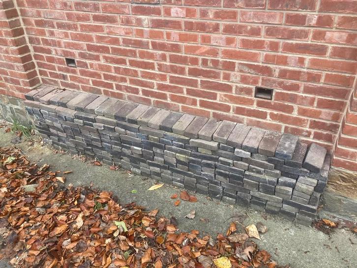 Gebakken Kleiklinkers Vandemoortel type Ancienne Belgique, Jardin & Terrasse, Pavé & Dalles, Neuf, Briques, 5 à 10 m², Enlèvement