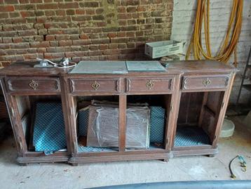 Grand buffet ancien en chêne  beschikbaar voor biedingen