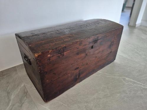Prachtige houten antieke houten sierkist, Huis en Inrichting, Woonaccessoires | Kisten, Zo goed als nieuw, Ophalen