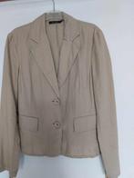 Blazer Passport Maat Medium Kleur Beige in Linnen, Kleding | Dames, Ophalen of Verzenden, Zo goed als nieuw, Maat 38/40 (M), Beige