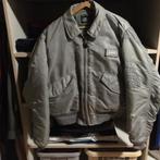 Blouson SCHOTT gris  porté 2 fois ! Taille L., Kleding | Heren, Zo goed als nieuw, Grijs