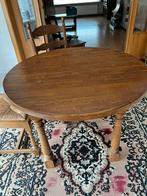 Ronde eiken tafel, Huis en Inrichting, Tafels | Eettafels, Ophalen