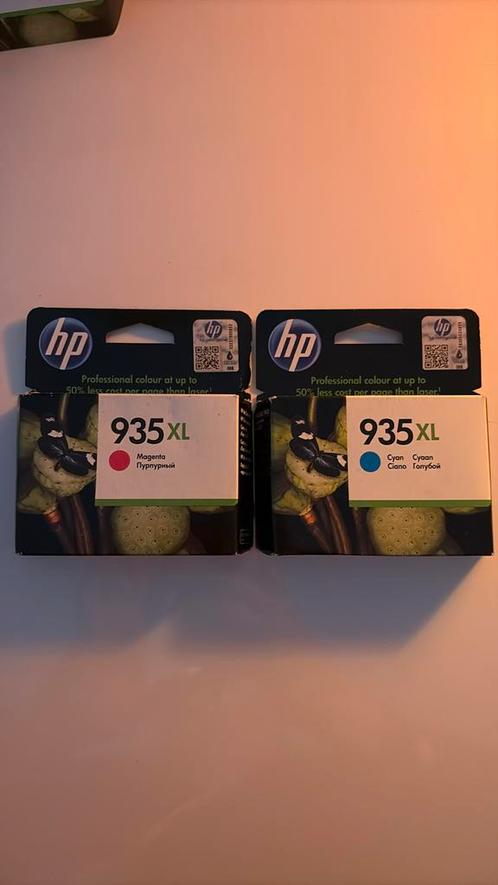 2x HP 935XL originele high-capacity cyaan/geel inktcartridge, Computers en Software, Printerbenodigdheden, Nieuw, Cartridge, Ophalen of Verzenden