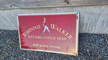 Plaque émaillée 1994 Johnnie Walker Emaillerie Belge, Enlèvement ou Envoi, Utilisé, Panneau publicitaire
