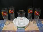 Seven Up - 7UP - Asbak - Glas  Glazen - Cendrier - Dr Pepper, Verzamelen, Frisdrankglas, Ophalen of Verzenden, Zo goed als nieuw