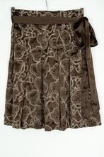 Rok met print, merk Xandres, NIEUW, maat 36-38, Kleding | Dames, Rokken, Bruin, Verzenden, Nieuw, Maat 36 (S)