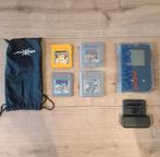 Nintendo gameboy pocket + 4 spelletjes + case, Ophalen, Zo goed als nieuw, Game Boy Pocket, Met beschermhoes of tas