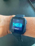 Fitbit versa BLK/ALU smartwach perfecte staat, Ophalen of Verzenden, Zo goed als nieuw, Zwart, Fitbit