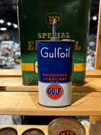 Gulfoil mini handy oil olie blikje, Verzamelen, Ophalen of Verzenden