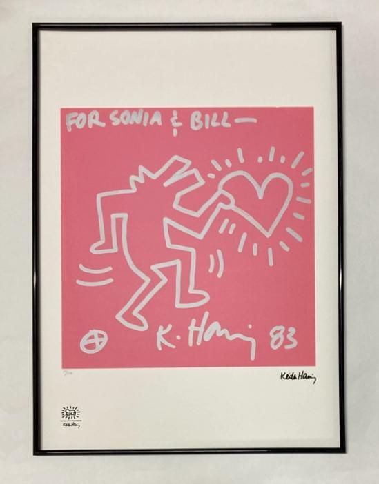 Keith Haring: lithografie op groot formaat. Nieuwstaat, Antiek en Kunst, Kunst | Litho's en Zeefdrukken, Ophalen of Verzenden