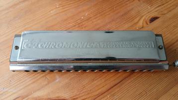 Mondharmonica Hohner 64 met hoesje. beschikbaar voor biedingen