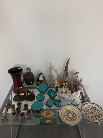 Groot lot porselein beelden / curiosa, Enlèvement ou Envoi