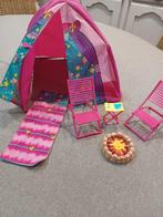 Barbie tent met accesoires, Ophalen of Verzenden, Gebruikt, Barbie