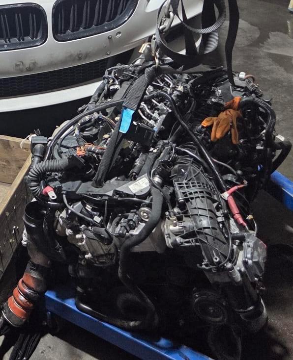 200000km N57d30b-motor te koop, Auto-onderdelen, Motor en Toebehoren, BMW, Gebruikt, Ophalen