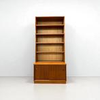Vintage hoge boekenkast / etagere / vitrine, Huis en Inrichting, Ophalen of Verzenden