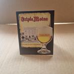 Publicité de table Triple Moine, Enlèvement ou Envoi, Utilisé, Panneau, Plaque ou Plaquette publicitaire, Autres marques