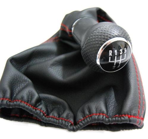 Polo 6N Zwart/rode naden pookknopset, Auto diversen, Auto-accessoires