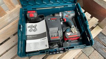 Bosch Professional GSB 18V-EC + oplader + 2 x 5 Ah batterij beschikbaar voor biedingen