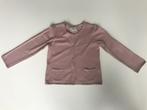 Roze gilet maat 104 met goudkleurige knopjes, in perfecte st, Kinderen en Baby's, Kinderkleding | Maat 104, Meisje, Trui of Vest