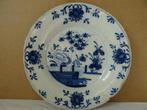 18e eeuw antiek Delfts blauw bord sierbord Delfts blauw 1750, Ophalen of Verzenden