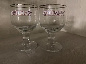 89/ Lot de 2 verres galopin Chimay
