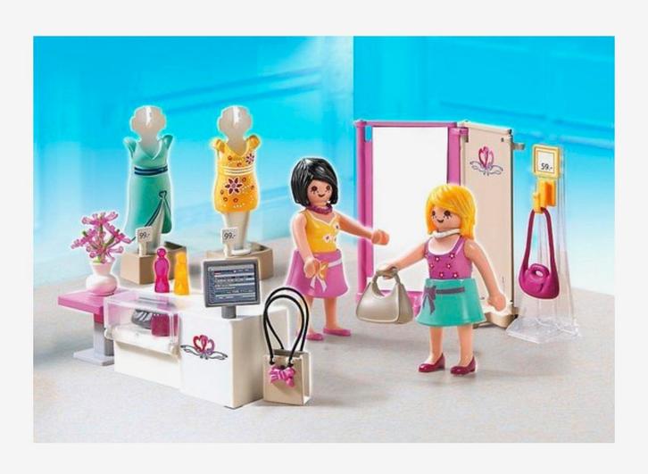 Playmobil 5611 Modewinkel meeneemkoffer, Kinderen en Baby's, Speelgoed | Playmobil, Zo goed als nieuw, Complete set, Ophalen of Verzenden