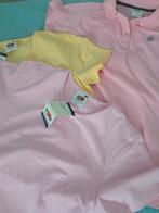 2X Fruit of the Loom geel+roze mtL +Leontien polo roze mt M, Maat 38/40 (M), Fruit of the Loom, Geel, Nieuw
