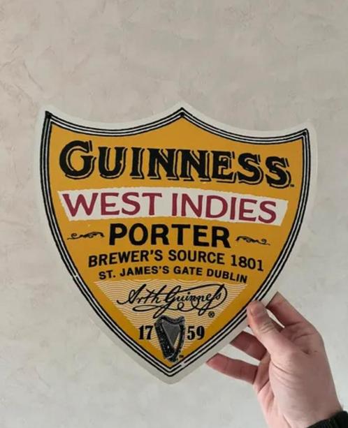 Reclamebord Guinness west indies, Verzamelen, Merken en Reclamevoorwerpen, Nieuw, Reclamebord, Ophalen of Verzenden