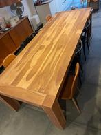 Tafel, Huis en Inrichting, Tafels | Eettafels, Ophalen, Landelijk modern, Teakhout, 200 cm of meer