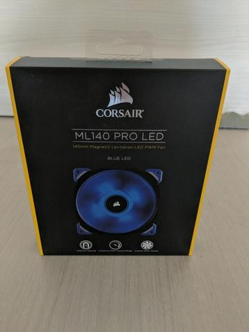 Corsair ML140 PRO LED blauw 120 mm PWM PC-ventilator beschikbaar voor biedingen