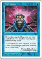 Brainstorm - 5TH - MTG - GD, Hobby en Vrije tijd, Verzamelkaartspellen | Magic the Gathering, Ophalen of Verzenden