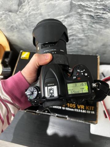Nikon D7200 behuizing + batterijgreep + 4 batterijen, Audio, Tv en Foto, Ophalen, Spiegelreflex, Zo goed als nieuw, Nikon