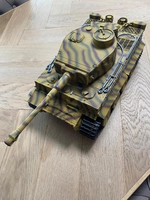 Heng long tiger 1, Hobby en Vrije tijd, Modelbouw | Auto's en Voertuigen, Gebruikt, Tank, Groter dan 1:32, Overige merken, Ophalen of Verzenden