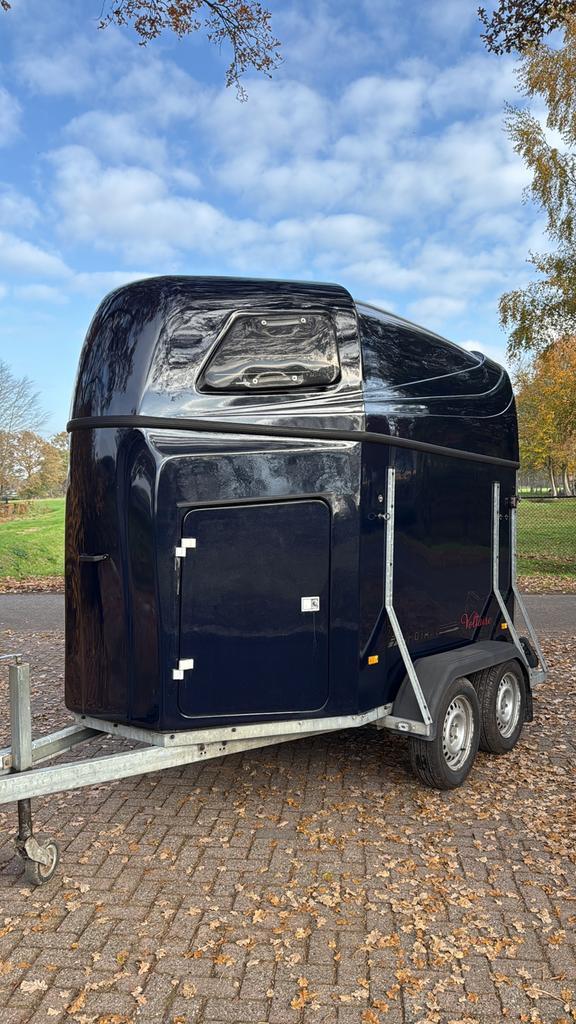 Zeer nette hotra 2 paards met zadelkamer bj 2010, Dieren en Toebehoren, Paarden en Pony's | Trailers en Aanhangwagens, Zo goed als nieuw