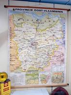 Belle carte de Cremers de la province de Flandre orientale, Antiquités & Art, Antiquités | Cartes scolaires, Enlèvement ou Envoi