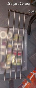 Étagère en inox 80cms, Maison & Meubles, Enlèvement, Comme neuf