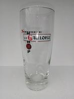 Oud glad LA GAULOISE bierglas 25cl, Verzamelen, Ophalen of Verzenden, Zo goed als nieuw, Glas of Glazen, Overige merken