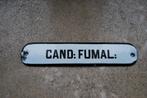 ANCIENNE PLAQUE EMAILLEE BOMBEE.  GAND FUMAL, Collections, Marques & Objets publicitaires, Envoi