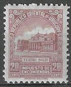 Uruguay 1960/1966 - Yvert 86 PP - Postpakket - Solis (PF), Envoi, Non oblitéré