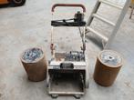 Raimond berta sponsmachine, Ophalen, Gebruikt
